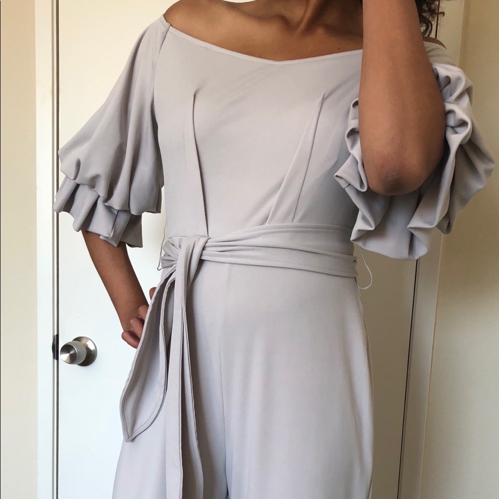 Off the Shoulder Jumpsuit - Picture 5 of 7